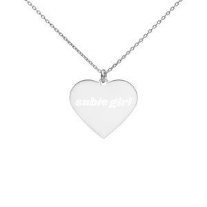 Subie Girl Heart Necklace